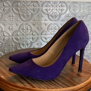 Just Fab Purple Lyssa Shoes Excellent Condition